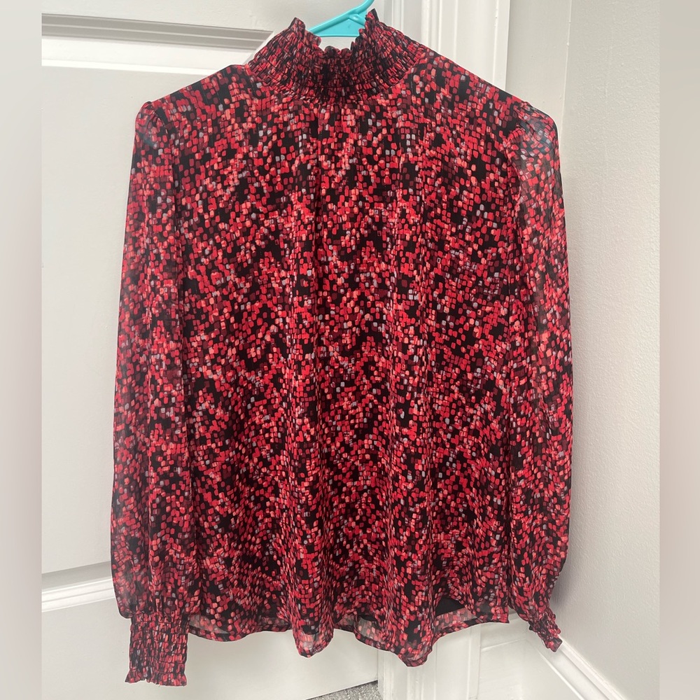NY Collection Floral Blouse